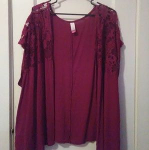 No boundaries short sleeve cardigan